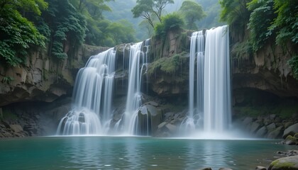beautiful water fall