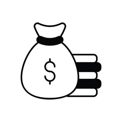 Money Growth vector icon