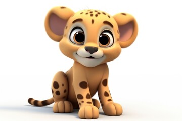 Cheetah cartoon mammal animal.