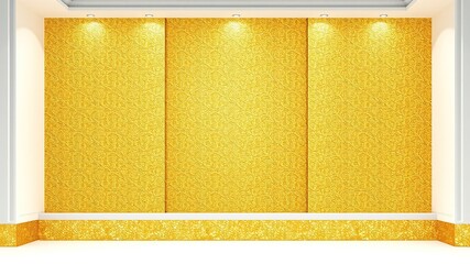 Golden Opulence: Stunning Glitter for Luxurious Homes