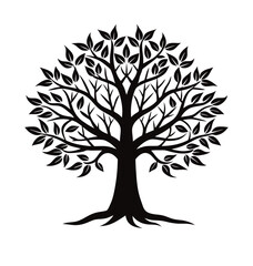 Obraz premium tree vector illustration