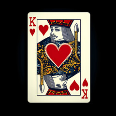 royal flush poker cards