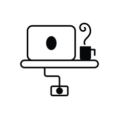 Work Chat vector icon