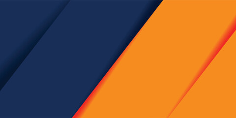 Abstract geometric dark blue and orange square theme overlap background for graphic design. Eps10 vector