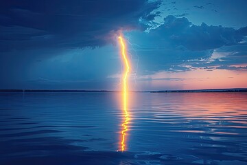 Obraz premium Capturing Dynamic Weather: Stormy Skies, Turbulent Clouds, and Severe Weather Conditions