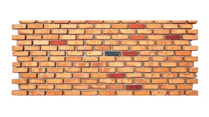 Obraz premium Warm Autumn Hues Adorn Brick Wall