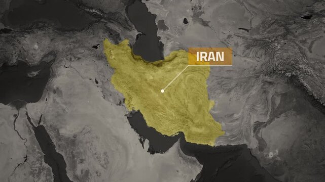 Iran VOX Style Map Animation in 4K UHD Featuring Historical Depth