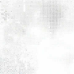 Abstract pattern of varying dot sizes creating a textured background, ideal for graphic design use