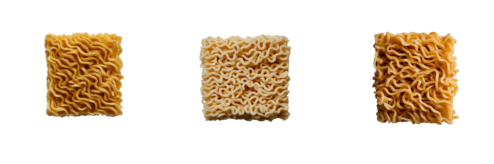 Ramen noodles preparation kitchen on transparent background