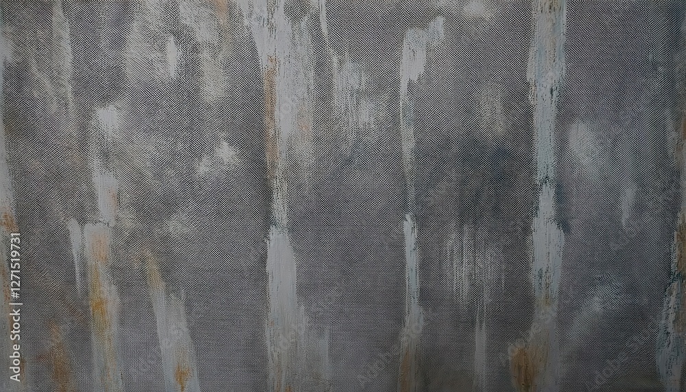 Poster aged weathered wall texture with abstract gray and blue stains, grunge artistic background for digit