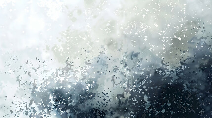 Fototapeta premium Abstract pattern of soft clouds and mist blending in shades of blue and gray, evoking calm