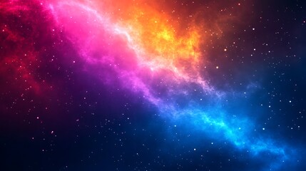 Naklejka premium Vibrant Neon Cyberpunk Gradient in Electric Blue and Hot Pink