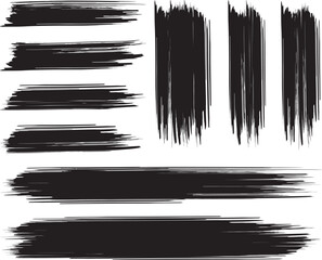 Black brush strock whith background 