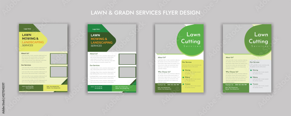 Fototapete minimal poster brochure flyer design layout background vector template a4