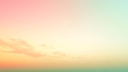 Obraz premium Gentle Morning Glow with Soft Yellow and Peach Gradient Background