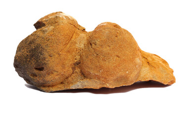 Stone brown colors isolated on a white background