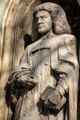 Obraz premium Thomas Plume Sculpture at All Saints Church in Maldon, Essex