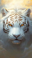 Majestic White Tiger