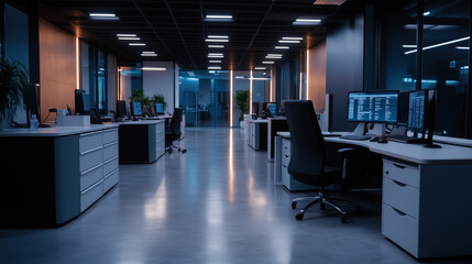 Tech Office Space Background