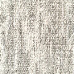 Fototapeta premium Elegant Natural White Linen Fabric Surface Texture Close Up with Soft Light