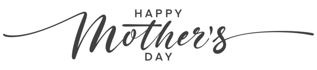 Happy Mothers Day lettering . Handmade calligraphy vector illustration. Mother's day card