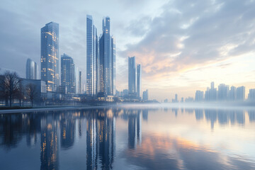 modern office building