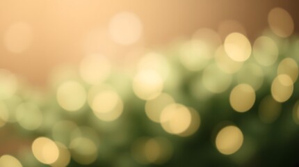 Blurred Festive Lights Background with Warm Tones for Holiday Season