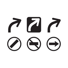 road sign logo silhouette illustration vector arts