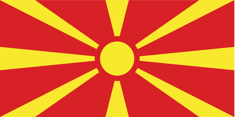 flag of north macedonia
