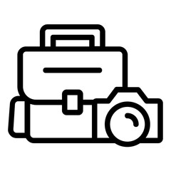 camera bag icon