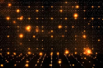 Obraz premium Digital background perfect for tech processes, neural networks, artificial intelligence, data transfer and encryption, digital archives, sound and graphic presentations, science, education