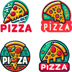 Set Logo Pizza – Vibrant and Professional Logo Collection for Food Brands
