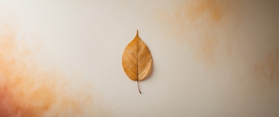 One Leaf Knows the Tranquility of Autumn.
