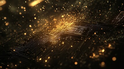  Electrified Cityscape: A Stunning Aerial View of a City at Dusk, Featuring a Network of Glowing Orange Lines Representing Energy Grids or Transportation Systems, Emphasizing Connectivity, Urban Devel
