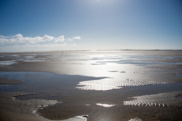Weite empfinden - Wattenmeer bei Ebbe