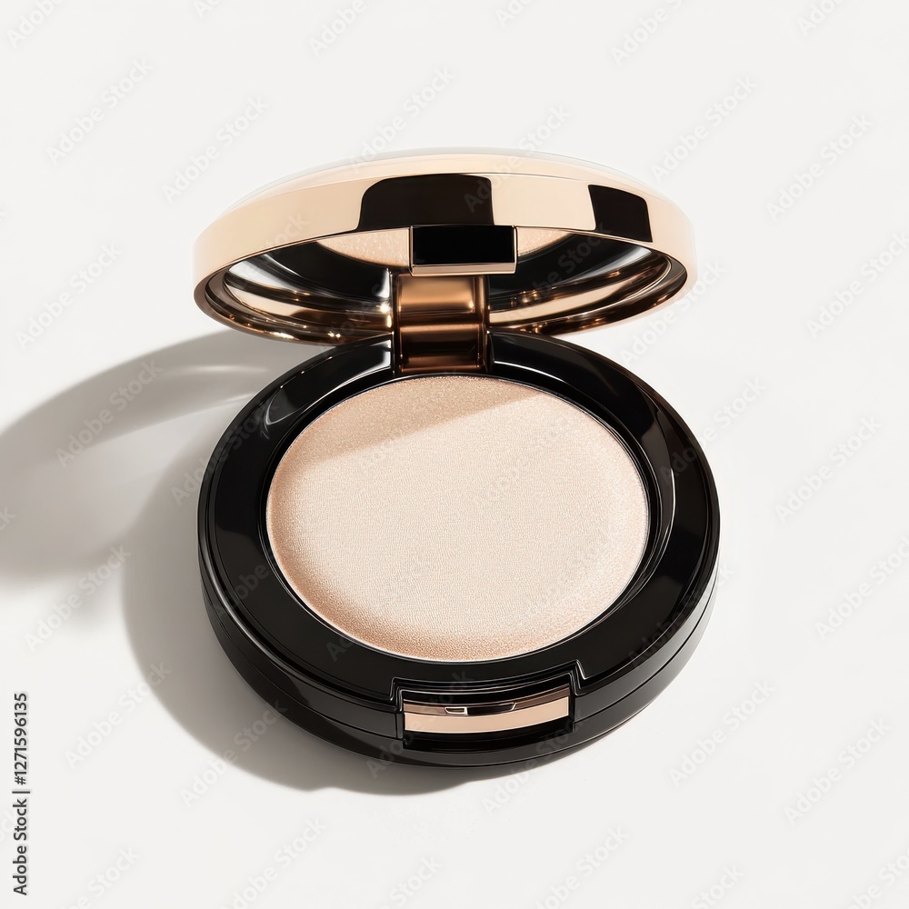 Poster highlighter compact with a sleek design ideal for everyday beauty routines and special occasions