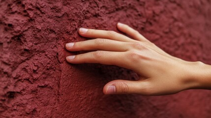 A Delicate Touch on a Coarse Crimson Surface