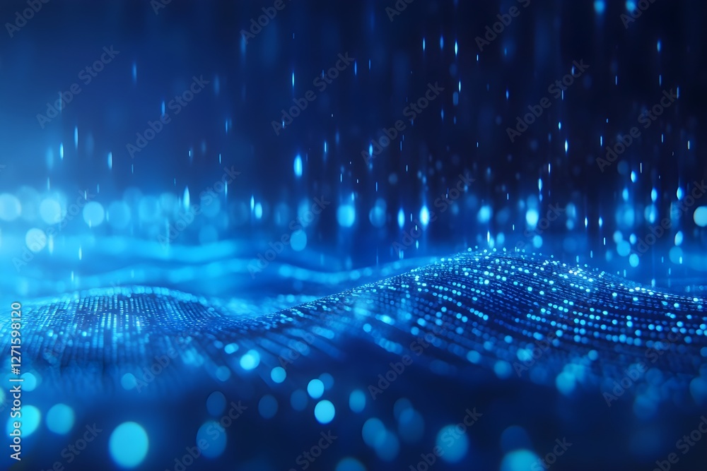 Poster digital background perfect for tech processes, neural networks, artificial intelligence, data transf