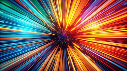 Fototapeta premium Anime Speed Lines Tilt-Shift Background: Dynamic Diagonal Motion Blur Effect