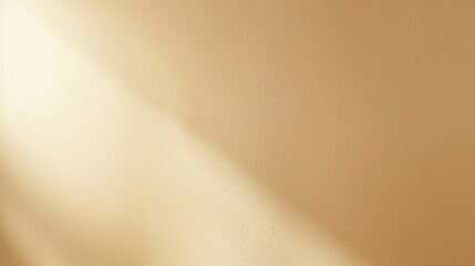 Soft golden light illuminating a textured wall, creating a warm ambiance for interior design
