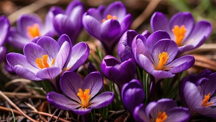 Crocus Blooms (Crocus) &ndash; Germany, Europe