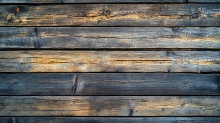 Obraz premium Wooden background with aged wood planks, rustic and weathered wooden texture