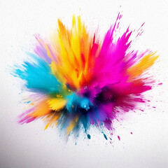  Colorful Powder Explosion Background
