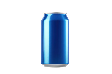 Aluminum beverage can of soda isolated on transparent png