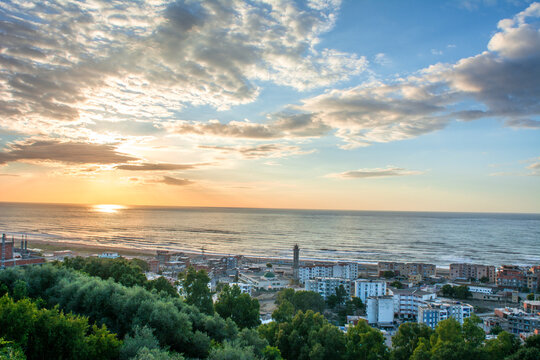 algeria, village, mediterranean sea, africa, north africa, algiers, aerial africa, algeria village, algerian, african village, algeria tourism, aerial, arab, road, arabic, jijel, morning, african.