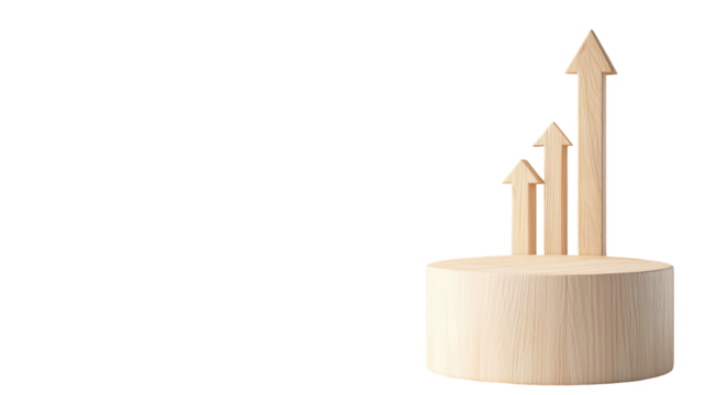 Single wooden arrow on black background, a versatile graphic design element for various creative projects