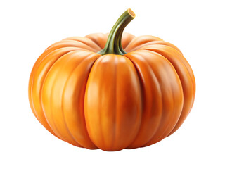 Obraz premium pumpkin on a white background isolated on transparent png
