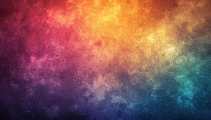 Obraz premium Vibrant gradient with retro aesthetic in warm and cool tones