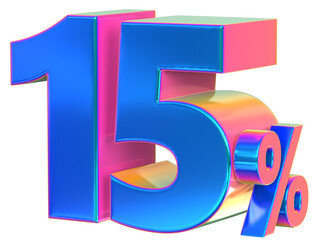 3D Representation of Number Percent