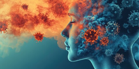 Detailed Graphic Representation of PM2 Particles and Their Effects on Human Health